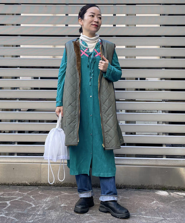 コウリキ　マミさんの「BEAMS WOMEN｜NAPRON / 別注 レース ミニ ペイシェント バッグ」を使ったコーディネート