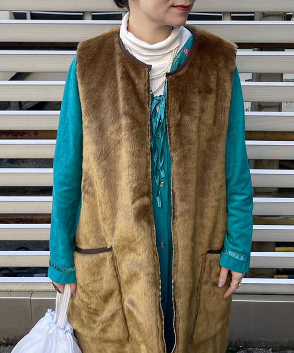 コウリキ　マミさんの「BEAMS WOMEN｜NAPRON / 別注 レース ミニ ペイシェント バッグ」を使ったコーディネート