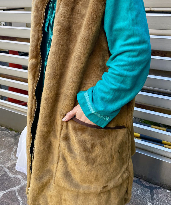 コウリキ　マミさんの「BEAMS WOMEN｜NAPRON / 別注 レース ミニ ペイシェント バッグ」を使ったコーディネート