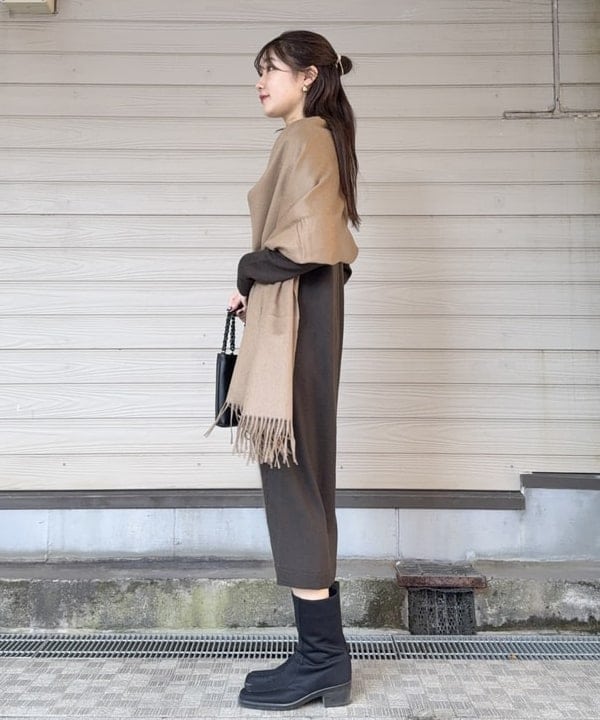 YUIさんの「BEAMS WOMEN｜GIANNI CHIARINI / CAMILLA レザートートバッグ」を使ったコーディネート