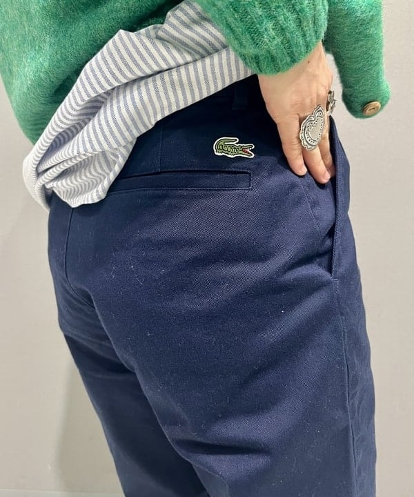 木村 梨香さんの「BEAMS WOMEN｜オックスフォード ストライプ ビッグボタンダウン シャツ」を使ったコーディネート