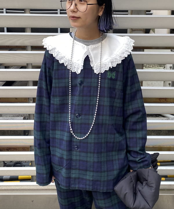 オカモト ミサキさんの「BEAMS WOMEN｜TORI-TO / 別注 デタッチカラー シャツ」を使ったコーディネート