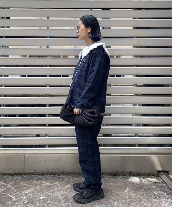 オカモト ミサキさんの「BEAMS WOMEN｜TORI-TO / 別注 デタッチカラー シャツ」を使ったコーディネート
