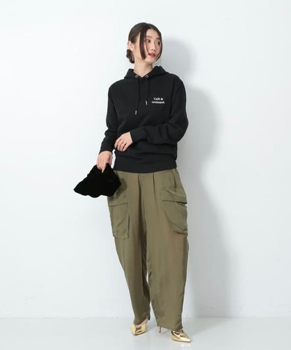 隈元 楓さんの「BEAMS WOMEN｜Les Petits Basics / Cafe & croissant フ―ディー 」を使ったコーディネート