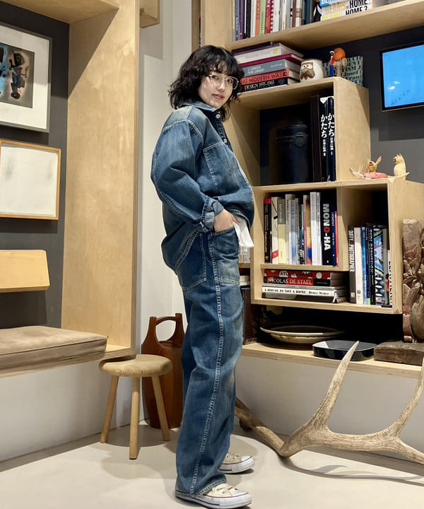 小原 もこさんの「BEAMS WOMEN｜【別注】BUZZ RICKSON’s / USED USARMY PANTS」を使ったコーディネート