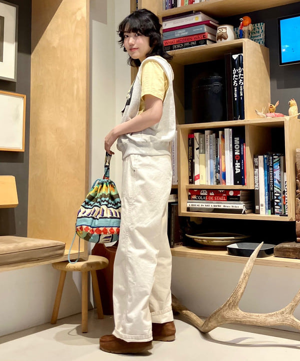 小原 もこさんの「BEAMS WOMEN｜丸ビーズ ネックレス」を使ったコーディネート