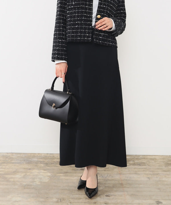 隈元 楓さんの「BEAMS WOMEN｜ツイード ノーカラー ジャケット＊」を使ったコーディネート