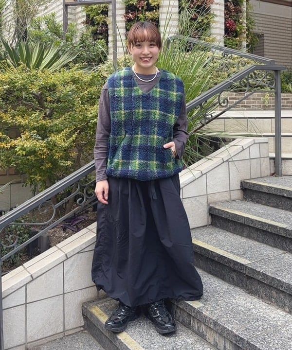 アベアミさんの「BEAMS WOMEN｜BEAMS BOY / パールチョーカー セット」を使ったコーディネート