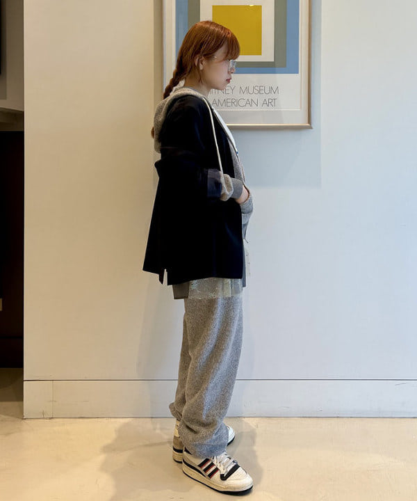 ナツハさんの「BEAMS WOMEN｜maturely / ダブル ブレステッド ノーカラー チェンジ ボタン ジャケット」を使ったコーディネート