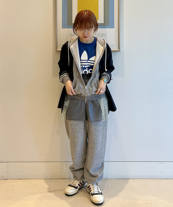 ナツハさんの「BEAMS WOMEN｜maturely / ダブル ブレステッド ノーカラー チェンジ ボタン ジャケット」を使ったコーディネート
