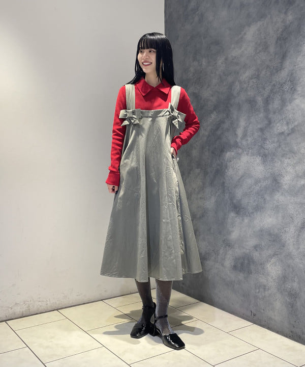 高木 菜央さんの「BEAMS WOMEN｜パール リボン リング」を使ったコーディネート