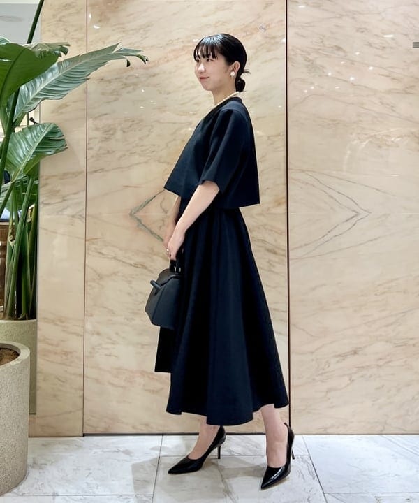 中丸　栞さんの「BEAMS WOMEN｜Demi-Luxe BEAMS / パールイヤリング」を使ったコーディネート