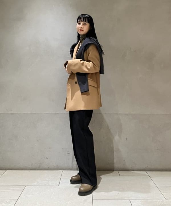 OSUMIさんの「BEAMS WOMEN｜リブ タートルネックニット」を使ったコーディネート