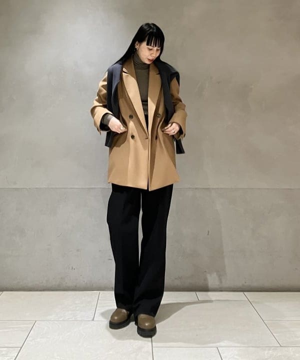 OSUMIさんの「BEAMS WOMEN｜リブ タートルネックニット」を使ったコーディネート