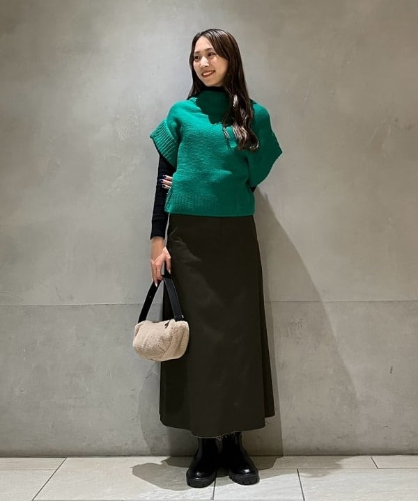 nodokaさんの「BEAMS WOMEN｜ミニ フェイクファー バッグ」を使ったコーディネート