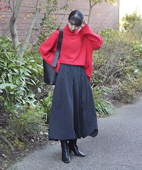 shibataさんの「BEAMS WOMEN｜バルーン スカート」を使ったコーディネート
