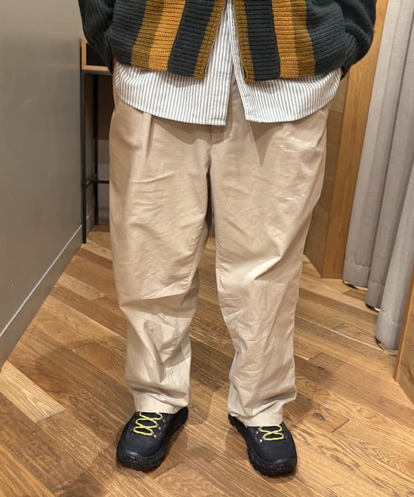 Rintaroさんの「BEAMS WOMEN｜オックスフォード ストライプ ビッグボタンダウン シャツ」を使ったコーディネート