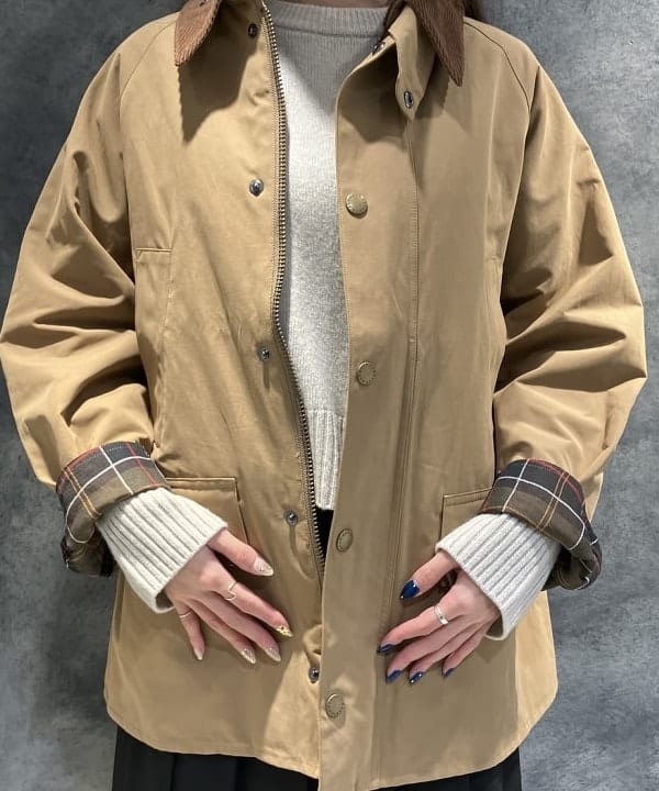 nodokaさんの「BEAMS WOMEN｜【別注】Barbour / BEDALE ジャケット」を使ったコーディネート