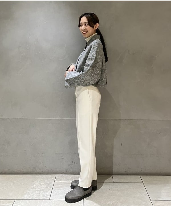 nodokaさんの「BEAMS WOMEN｜BAUM UND PFERDGARTEN / BEBETH ヘリンボーン リネンジャケット」を使ったコーディネート