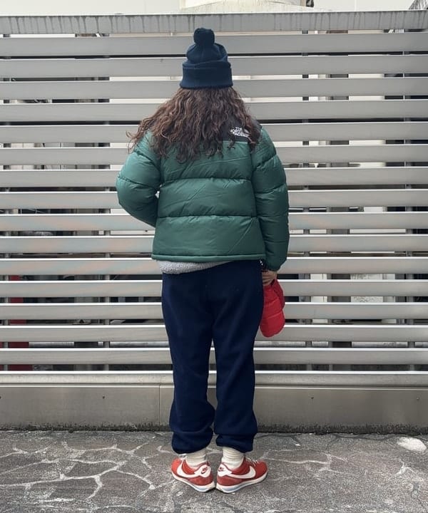 チナツさんの「BEAMS WOMEN｜コットン サーマル クルーネック ロングスリーブ Tシャツ」を使ったコーディネート