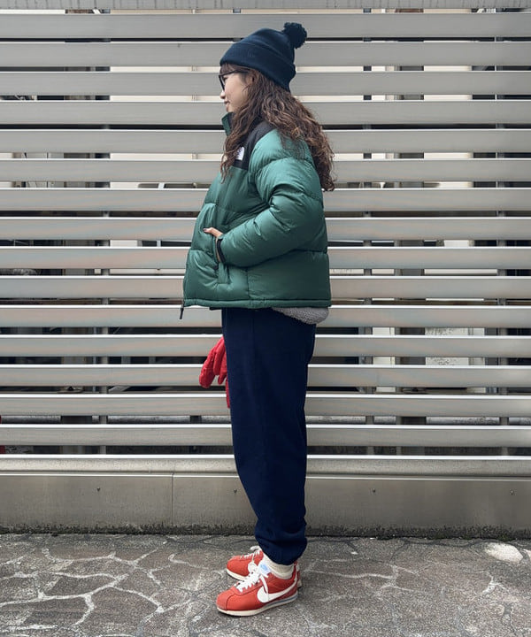 チナツさんの「BEAMS WOMEN｜コットン サーマル クルーネック ロングスリーブ Tシャツ」を使ったコーディネート