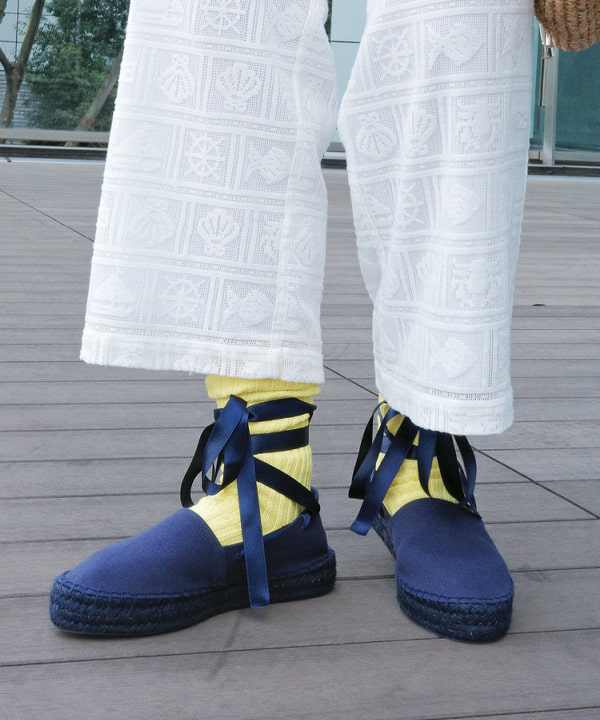 Joさんの「BEAMS WOMEN｜レースアップ エスパドリーユ」を使ったコーディネート