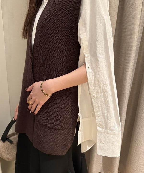 YUIさんの「BEAMS WOMEN｜ミニ フェイクファー バッグ」を使ったコーディネート
