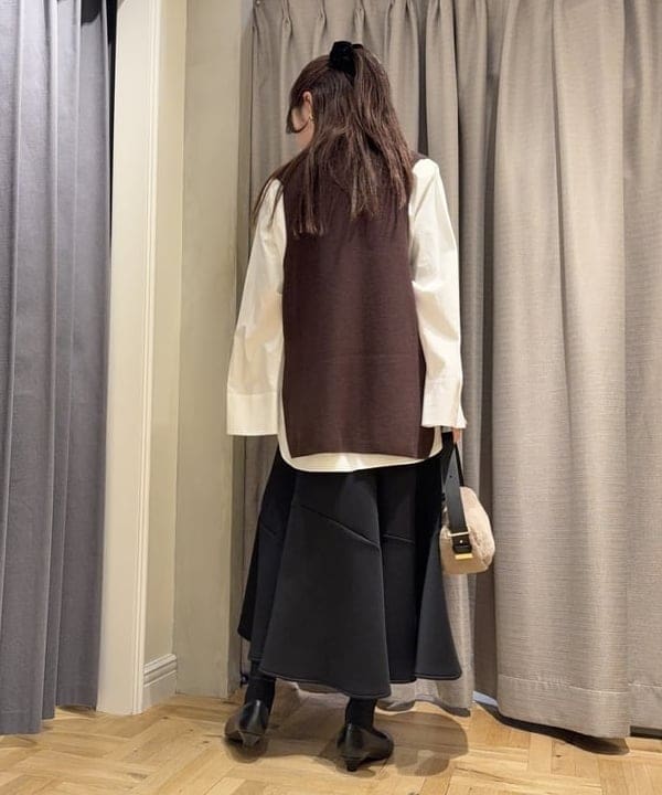 YUIさんの「BEAMS WOMEN｜ミニ フェイクファー バッグ」を使ったコーディネート