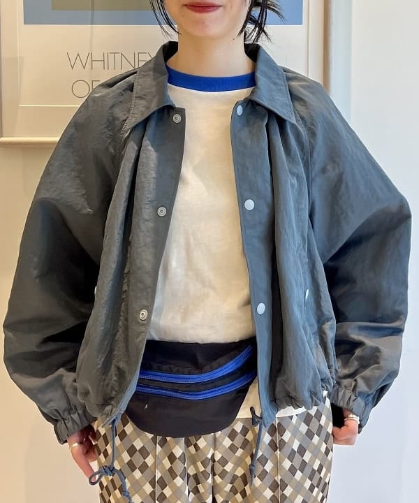 にしだてさんの「BEAMS WOMEN｜ポリエステル ジャカード パンツ」を使ったコーディネート