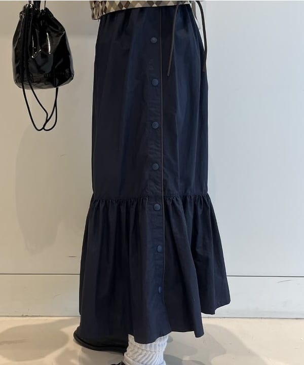 にしだてさんの「BEAMS WOMEN｜ポリエステル ジャガード ベスト」を使ったコーディネート