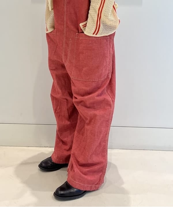 にしだてさんの「BEAMS WOMEN｜ダンガリー サロペット」を使ったコーディネート