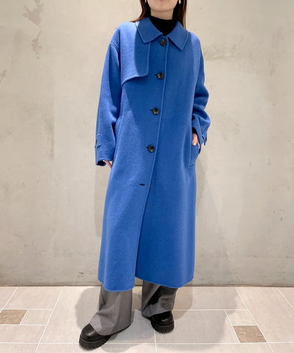 カタヤマ アヤさんの「BEAMS WOMEN｜ガーゼ フライス タートルネック トップス」を使ったコーディネート