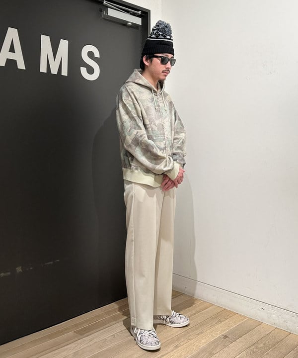 及川 晃さんの「BEAMS WOMEN｜アーガイル ポンポン ワッチ キャップ」を使ったコーディネート