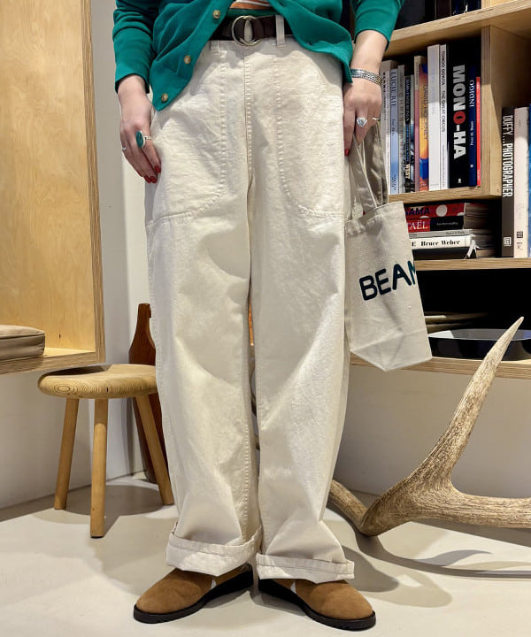 吉野 多恵さんの「BEAMS WOMEN｜ストレート ランチパンツ」を使ったコーディネート