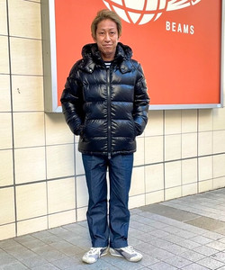 BEAMS F（ビームスF）MONCLER / MAYA フーデッド ダウン