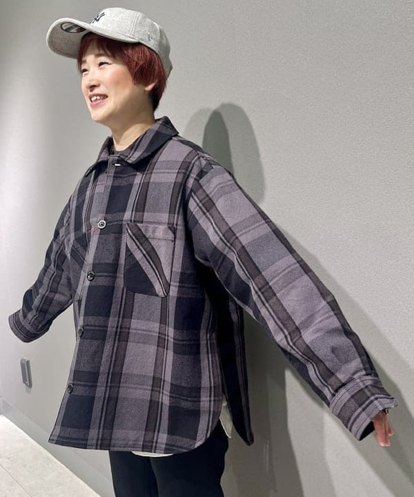 木村 梨香さんの「BEAMS WOMEN｜BIGMAC &times; BEAMS BOY / 別注 キルト ネルシャツ ジャケット」を使ったコーディネート