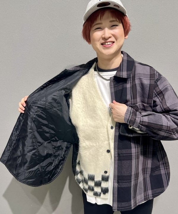 木村 梨香さんの「BEAMS WOMEN｜BIGMAC &times; BEAMS BOY / 別注 キルト ネルシャツ ジャケット」を使ったコーディネート