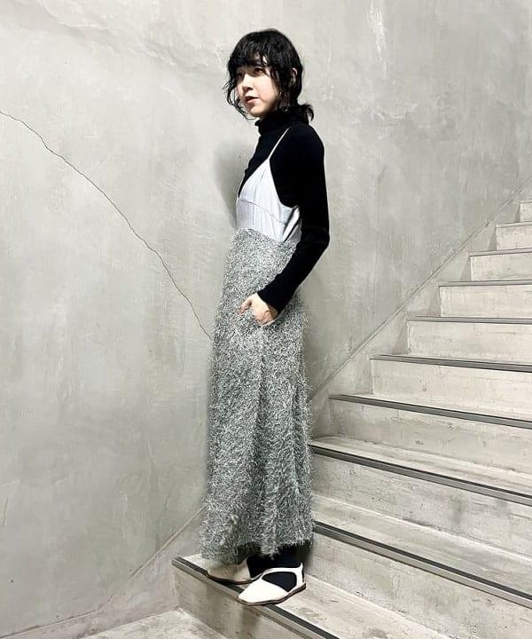 kigoさんの「BEAMS WOMEN｜RBS / フリンジ キリカエ キャミ ワンピース」を使ったコーディネート