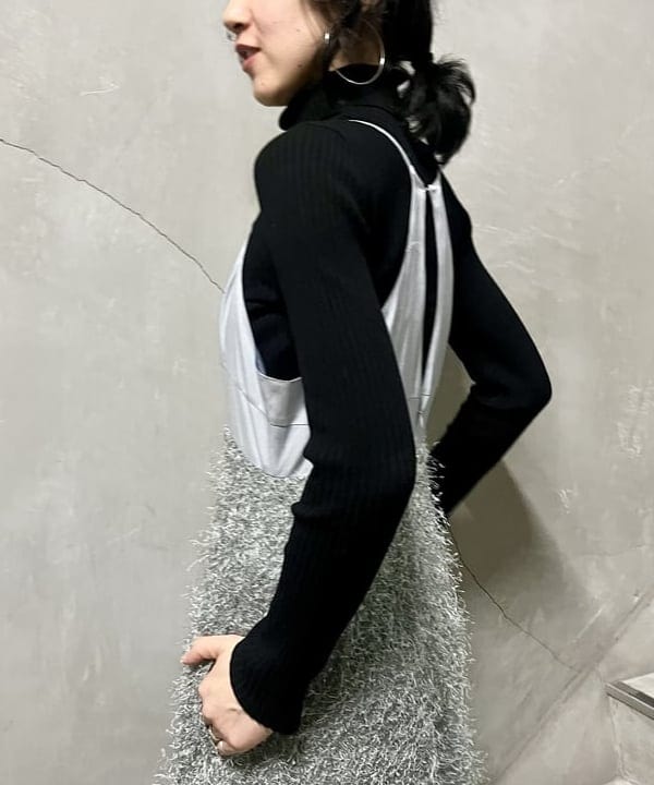 kigoさんの「BEAMS WOMEN｜RBS / フリンジ キリカエ キャミ ワンピース」を使ったコーディネート