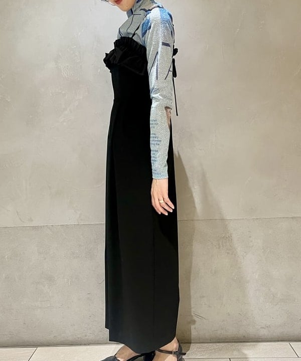 kigoさんの「BEAMS WOMEN｜フリル ギャザー サロペット」を使ったコーディネート