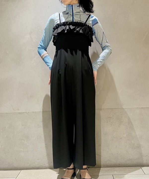 kigoさんの「BEAMS WOMEN｜フリル ギャザー サロペット」を使ったコーディネート