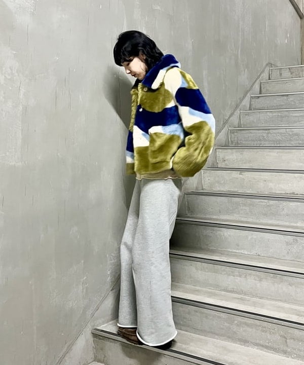 kigoさんの「BEAMS WOMEN｜リブ ニット ポロ」を使ったコーディネート