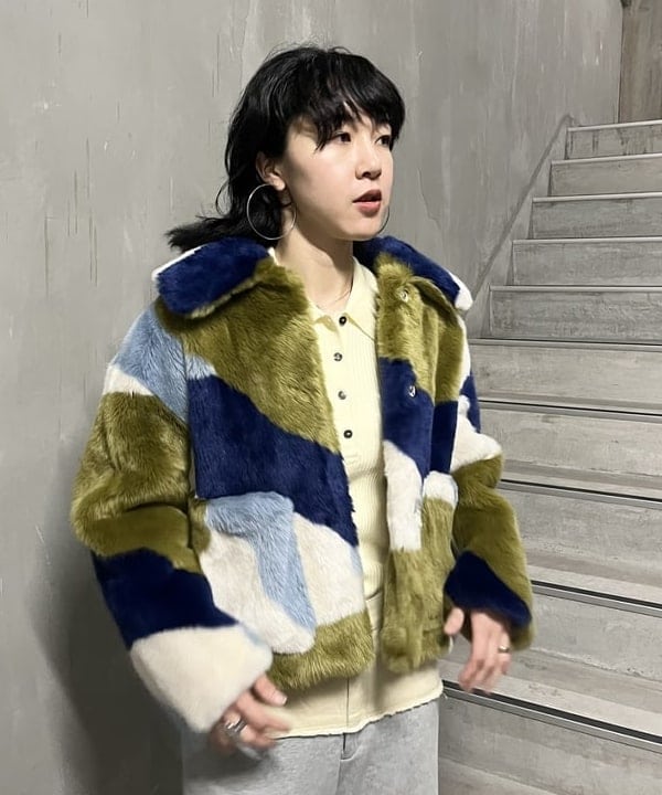 kigoさんの「BEAMS WOMEN｜リブ ニット ポロ」を使ったコーディネート