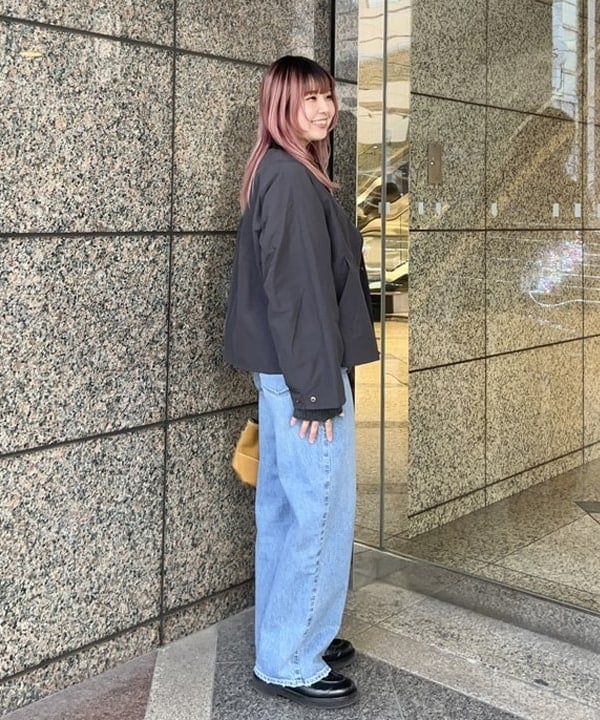 篠崎 香月さんの「BEAMS WOMEN｜【別注】L.L.Bean / Deep Bottom Leather Handle Zip Tote Mini」を使ったコーディネート