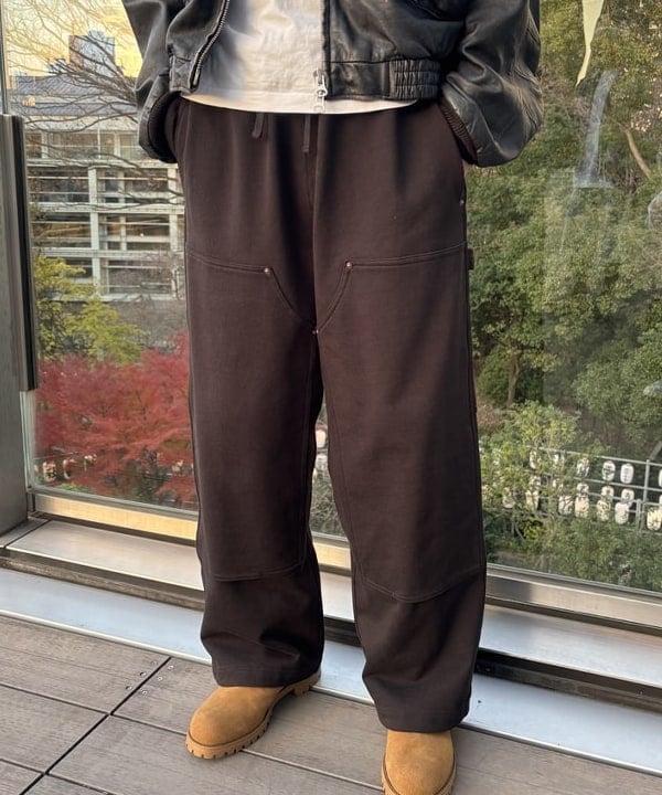 中嶋 大介さんの「BEAMS WOMEN｜ユーズド加工 レザー ショートブルゾン」を使ったコーディネート