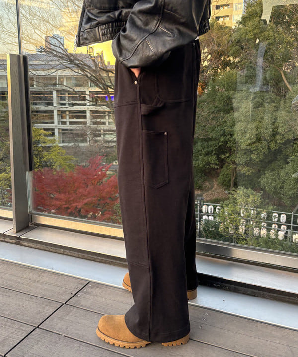 中嶋 大介さんの「BEAMS WOMEN｜ユーズド加工 レザー ショートブルゾン」を使ったコーディネート