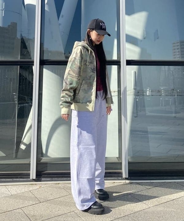 ayaさんの「BEAMS WOMEN｜ダブルニースウェットパンツ」を使ったコーディネート