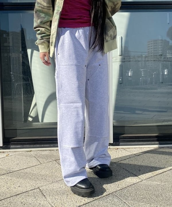 ayaさんの「BEAMS WOMEN｜ダブルニースウェットパンツ」を使ったコーディネート