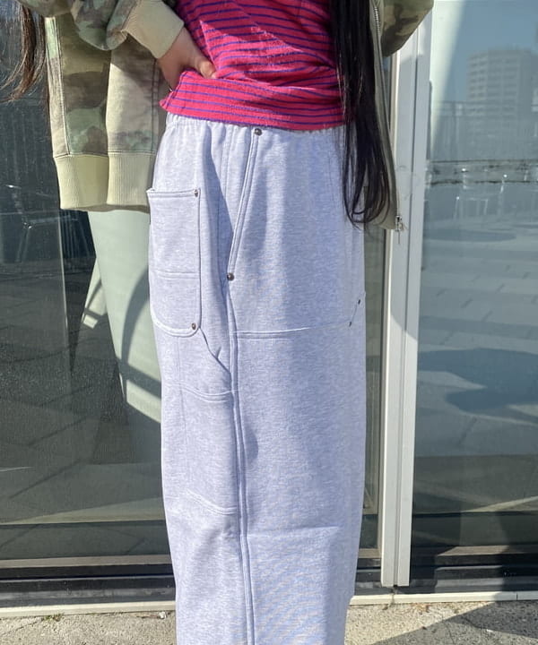 ayaさんの「BEAMS WOMEN｜ダブルニースウェットパンツ」を使ったコーディネート