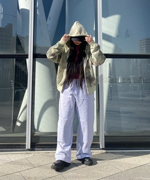 ayaさんの「BEAMS WOMEN｜ダブルニースウェットパンツ」を使ったコーディネート